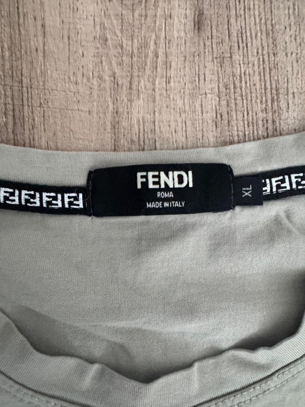 FENDI Roma Embroidered Logo Tee (XL) - Picture 8 of 14